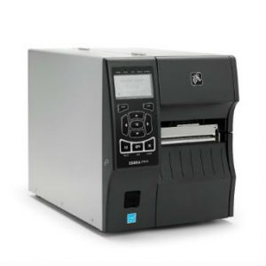 Foto de la impresora industrial rfid de zebra, modelo zt400 rfid